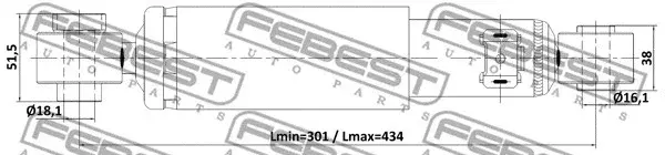 Амортизаторы FEBEST 12110-020R