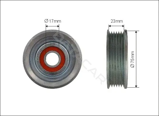 Натяжитель ремня генератора CAFFARO 500431