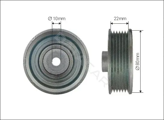 Натяжной ролик ГРМ CAFFARO 500367