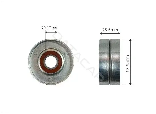 Натяжитель ремня генератора CAFFARO 223-00