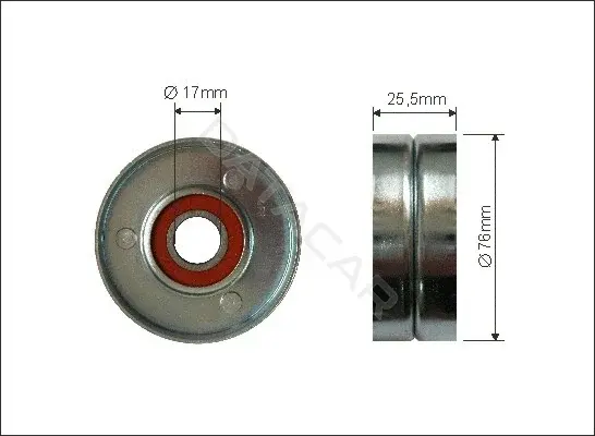 Натяжитель ремня генератора CAFFARO 469-00