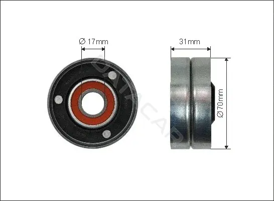 Натяжитель ремня генератора CAFFARO 500067