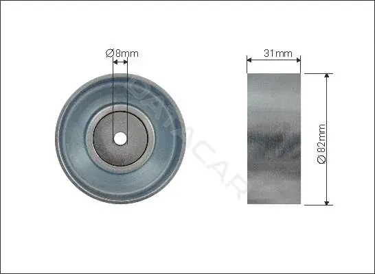 Натяжитель ремня генератора CAFFARO 500205