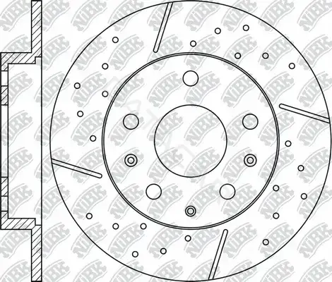Тормозные диски NiBK RN1208DSET