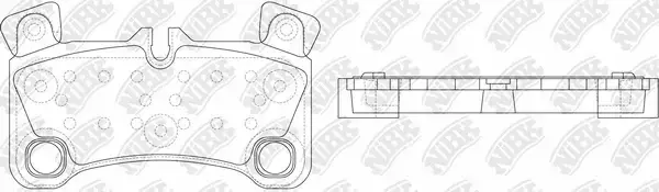 Тормозные колодки NiBK PN0530