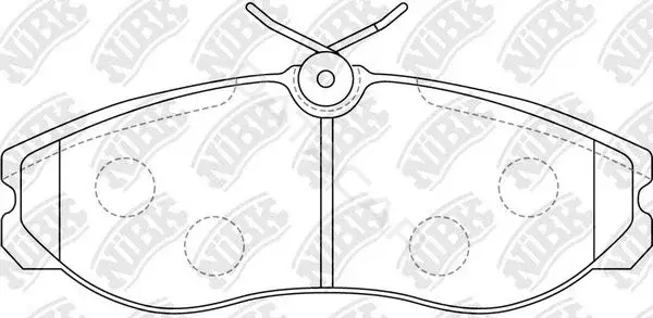 Тормозные колодки NiBK PN2213