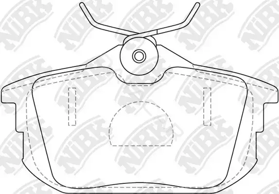 Тормозные колодки NiBK PN3593