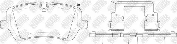 Тормозные колодки NiBK PN47001
