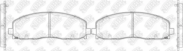 Тормозные колодки NiBK PN53003