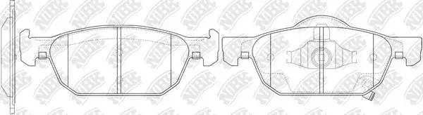 Тормозные колодки NiBK PN8863