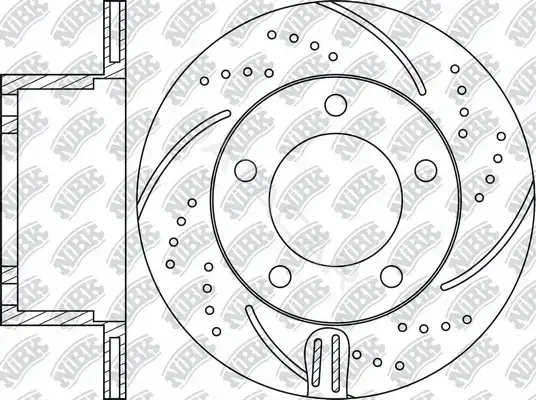 Тормозные диски NiBK RN1215DSET