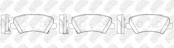 Тормозные колодки NiBK PN0768