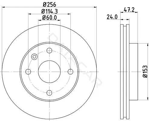 Тормозные диски NISSHINBO ND6009
