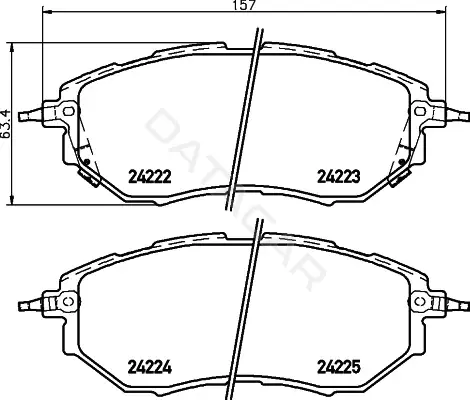 Тормозные колодки NISSHINBO NP7008