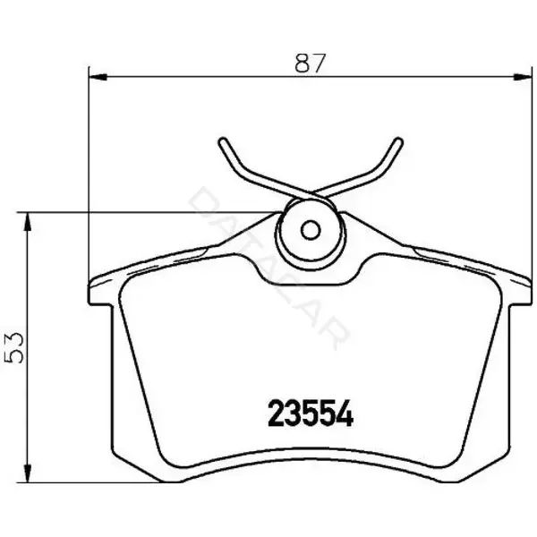 Тормозные колодки TRIALLI PF4121