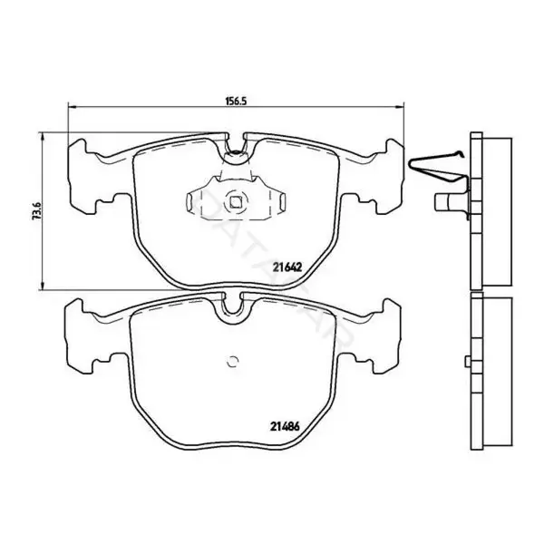 Тормозные колодки TRIALLI PF4154