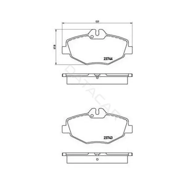 Тормозные колодки TRIALLI PF4275