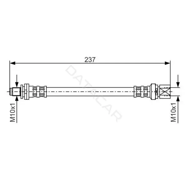 Тормозные шланги TRIALLI BF4712