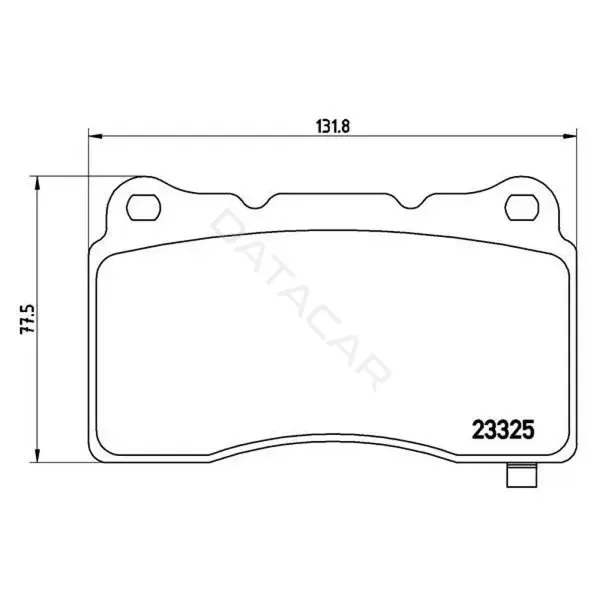 Тормозные колодки TRIALLI PF4300