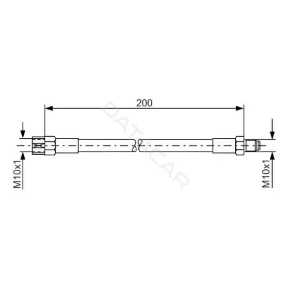 Тормозные шланги TRIALLI BF4821