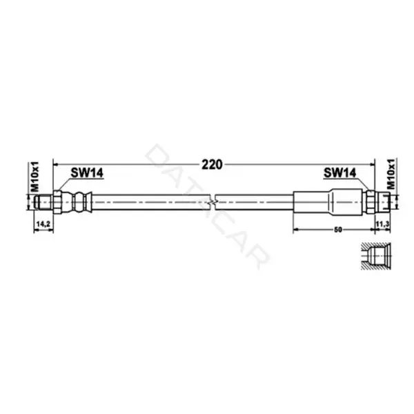 Тормозные шланги TRIALLI BF4839