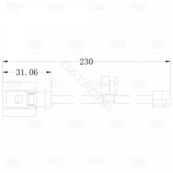 Датчик износа тормозных колодок TRIALLI PFS0161