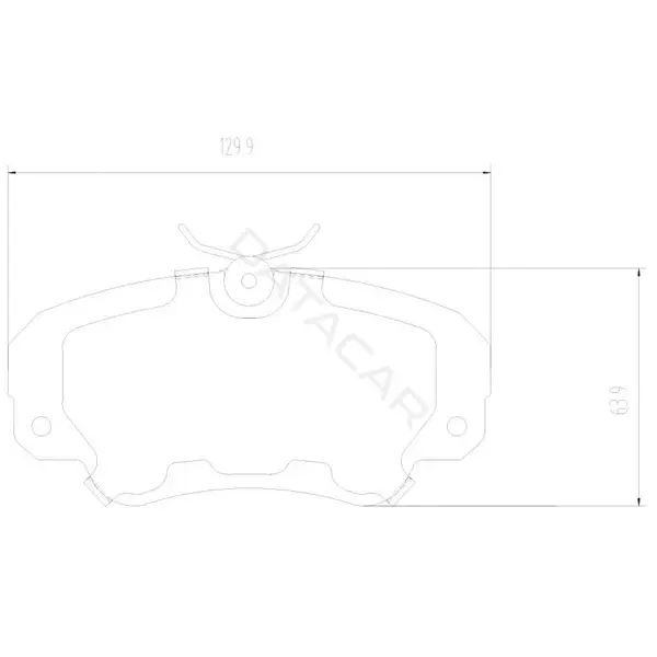 Тормозные колодки TRIALLI PF2438