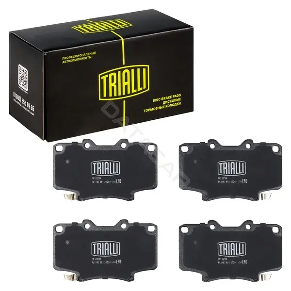 Тормозные колодки TRIALLI PF2239