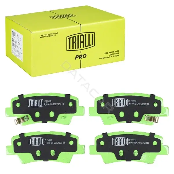 Тормозные колодки TRIALLI PF2536CR