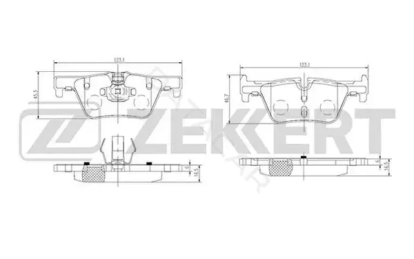 Тормозные колодки ZEKKERT BS-2149