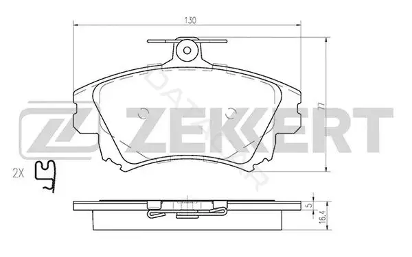 Тормозные колодки ZEKKERT BS-2230