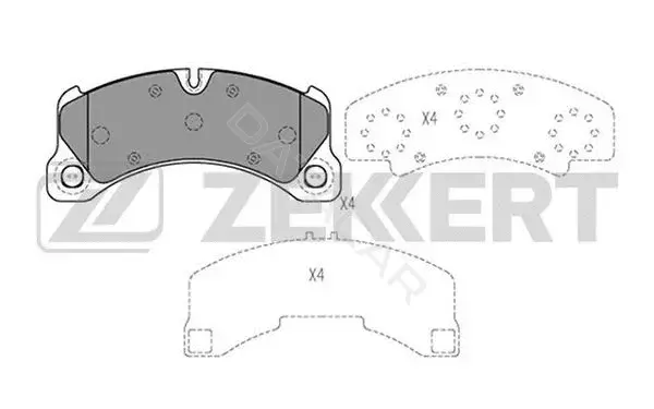 Тормозные колодки ZEKKERT BS-2459