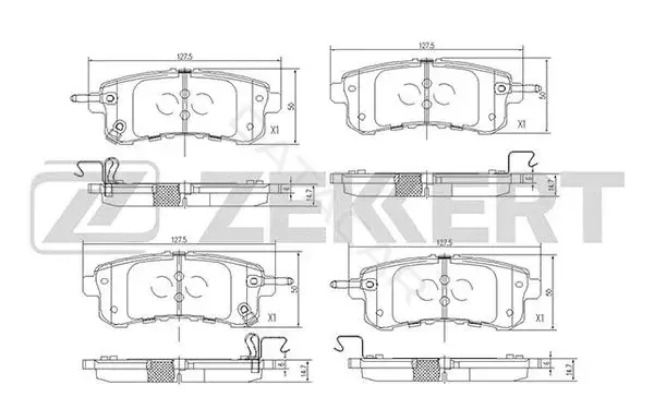 Тормозные колодки ZEKKERT BS-2523