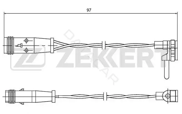 Датчик износа тормозных колодок ZEKKERT BS-8009