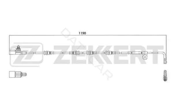 Датчик износа тормозных колодок ZEKKERT BS-8051