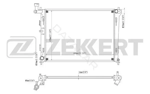 Радиатор охлаждения ZEKKERT MK-1079