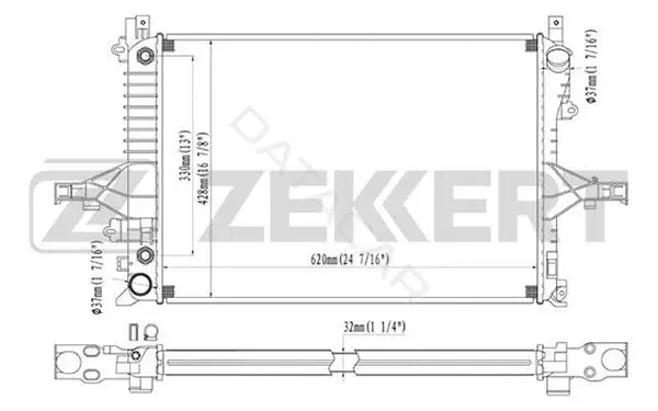 Радиатор охлаждения ZEKKERT MK-1100