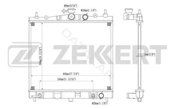 Радиатор охлаждения ZEKKERT MK-1179