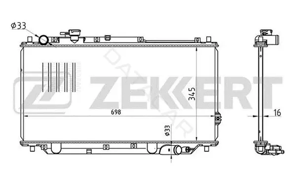 Радиатор охлаждения ZEKKERT MK-1330