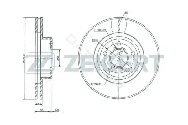 Тормозные диски ZEKKERT BS-5181