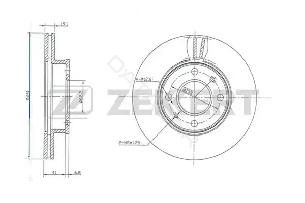 Тормозные диски ZEKKERT BS-5391