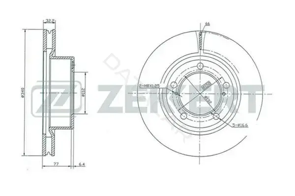 Тормозные диски ZEKKERT BS-5440