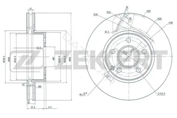 Тормозные диски ZEKKERT BS-5625
