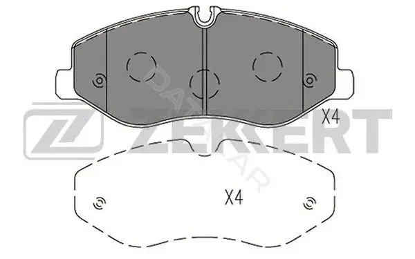 Тормозные колодки ZEKKERT BS-1419