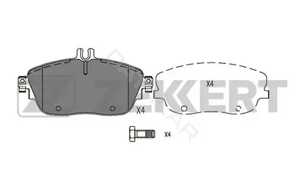 Тормозные колодки ZEKKERT BS-2950