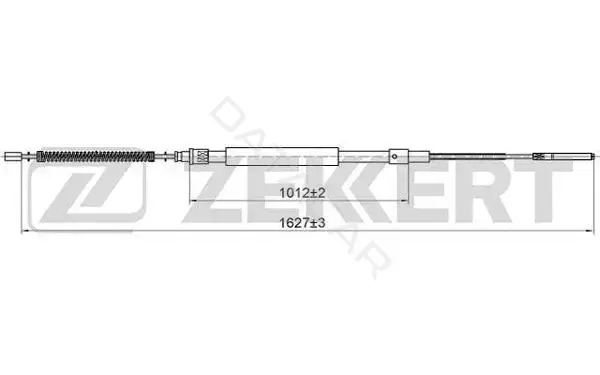 Трос ручника ZEKKERT BZ-1053