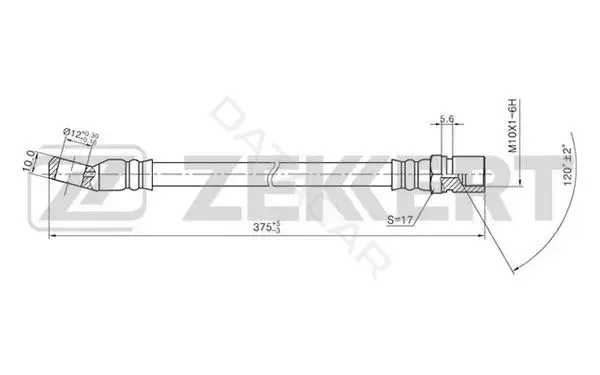 Тормозные шланги ZEKKERT BS-9036