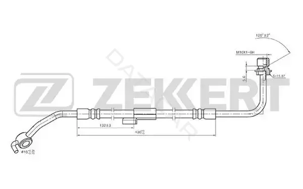 Тормозные шланги ZEKKERT BS-9041