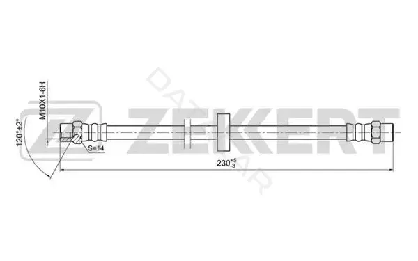 Тормозные шланги ZEKKERT BS-9047
