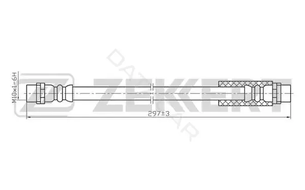 Тормозные шланги ZEKKERT BS-9058